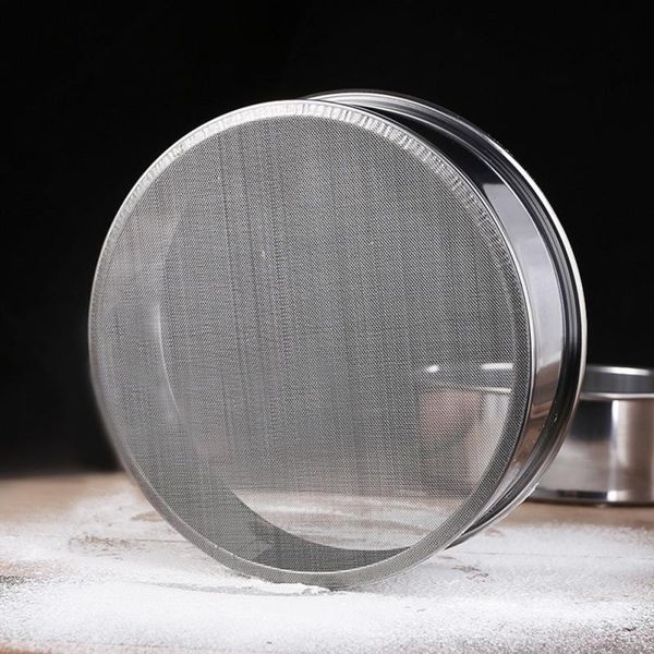 

baking & pastry tools stainless steel mesh flour sieve cake bread sifting sifter household shop kitchen