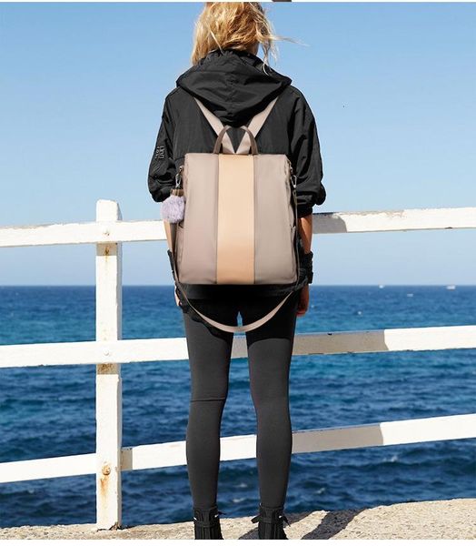 

outdoor bags 2021 woman package oxford cloth both shoulders exceed light waterproof nylon backpack ma'am leisure time travel bag