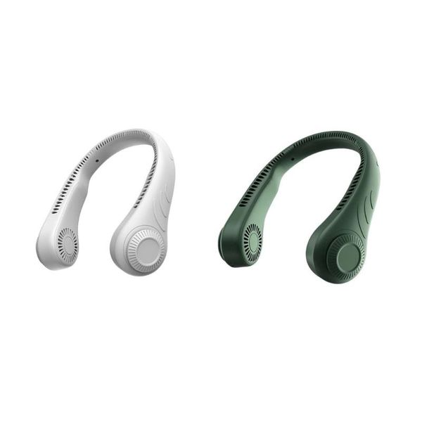 

electric fans mini blattloser fan hals 4000mah usb aufladbare stumm sport fÃ¼r hause im freien