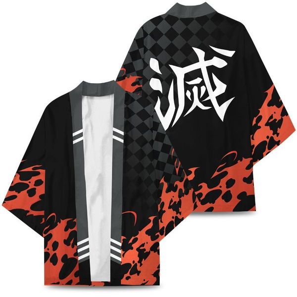 

ethnic clothing 3d printing japanese kimono, Red