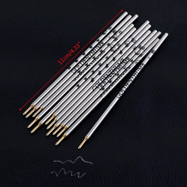 

gel pens t3ee 100pcs/box mercury metal pipe silver refill clothing leather cutting positioning special mark line pen