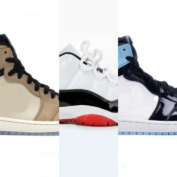 

1 1s jumpman men basketball shoes designer sneakers running shoe sports torch hare game royal pine green court with box 31o2aty8px