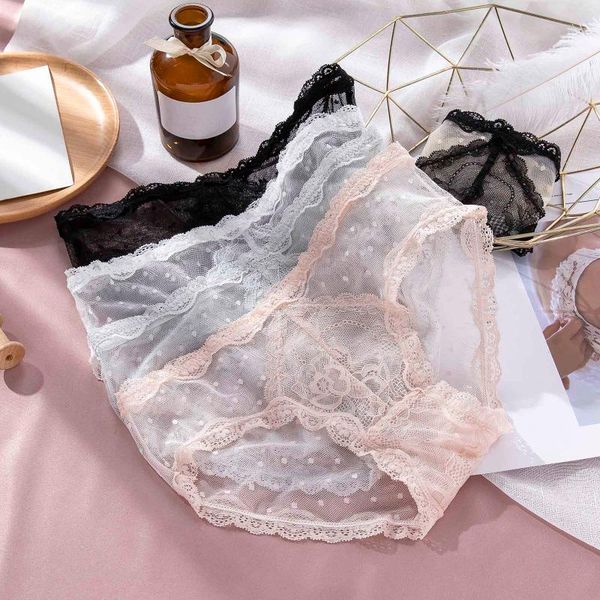 

women's panties lace hollow for women female underwear set breathable soft briefs lady's panty underpants bragas mujer, Black;pink