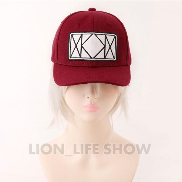

party masks anime x heavens arena killua zoldyck cosplay snapback hat red baseball cap