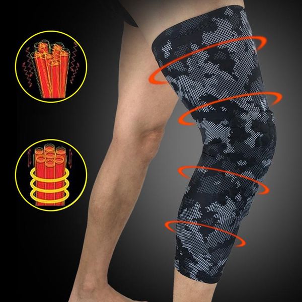 

elbow & knee pads support breathable sport calf leg sleeve pad guard protective brace basketball football tennis cycling, Black;gray