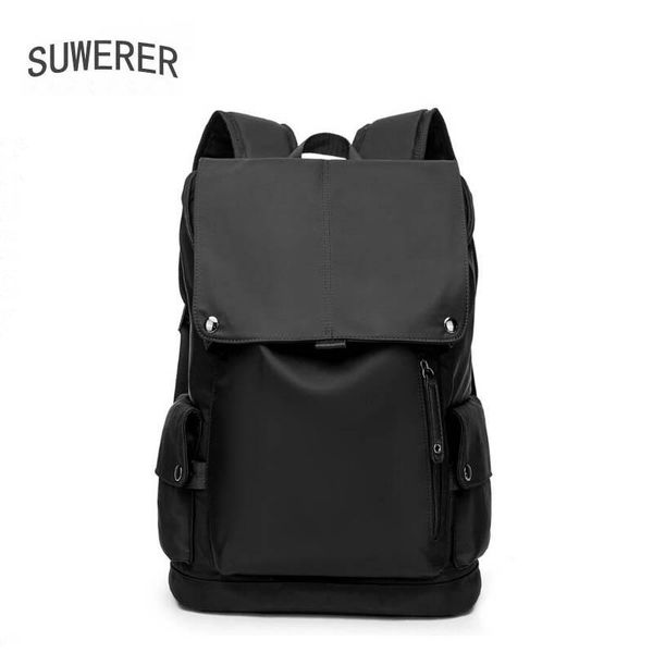 

backpack men bag men's trend simple casual nylon large capacity travel school