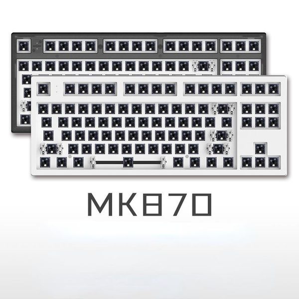 

keyboards 87 semi-finished keyboard bottom plate mechanical custom macro programming bluetooth wireless three-mode jiadalong gaming
