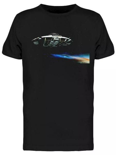 

spaceship tee men's -image by shutterstock, White;black