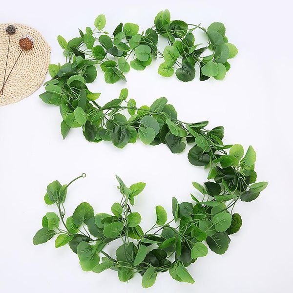 

decorative flowers & wreaths artificial plant green radish rattan air conditioning water pipe ceiling decoration home porch wedding arrangem