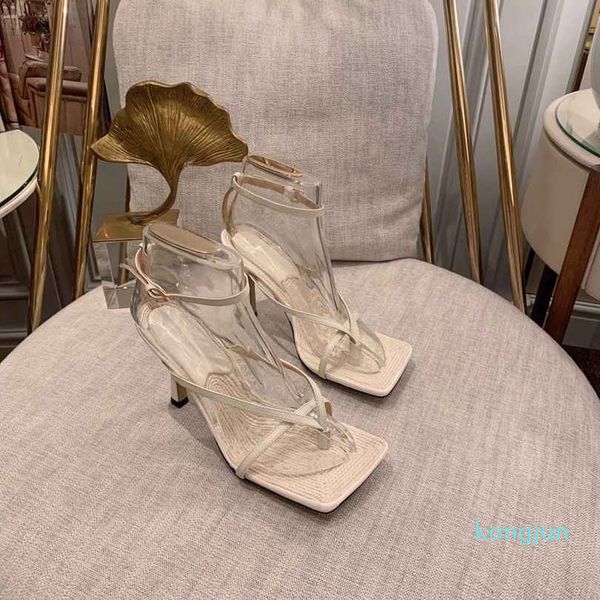 

designer- women shoes fashion sandals coarse heel leather summer suede shoes metal buckle parties heels belt buckles lady sandals, Black