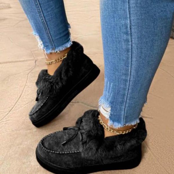 

2021winter women shoes soft for female flats slides casual ankle sneakers winter comfortable sports slippers warm snug sandals, Black