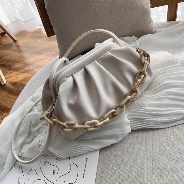 

evening bags candy color pu leather shoulder simple for women 2021 small crossbody bag travel chain handbags and purses