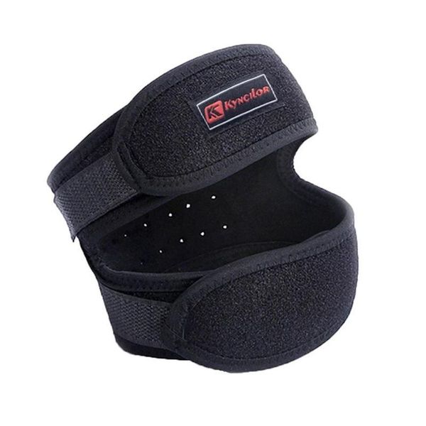 

elbow & knee pads 1pcs support pad wrap sleeve nylon neoprene adjustable sports breathable bump belt anti protection tape pressure c9s3, Black;gray