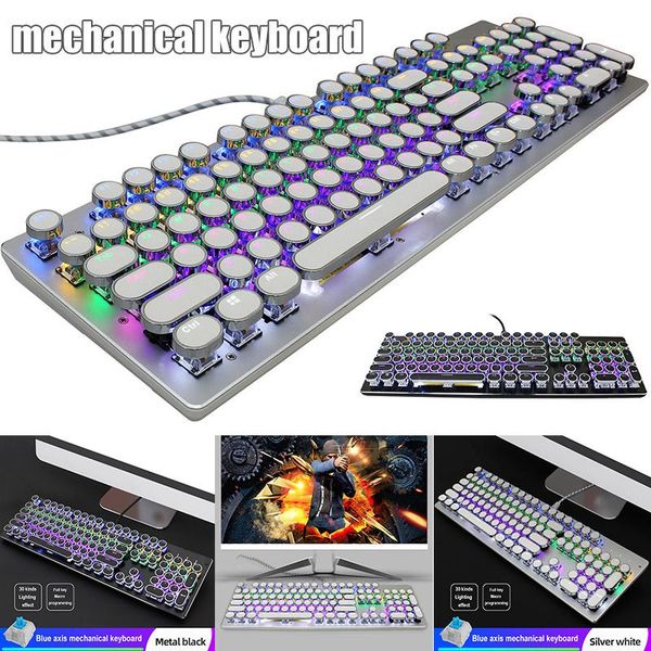 

keyboards mechanical wired keyboard 104 key backlit gaming for lapcomputer sp99