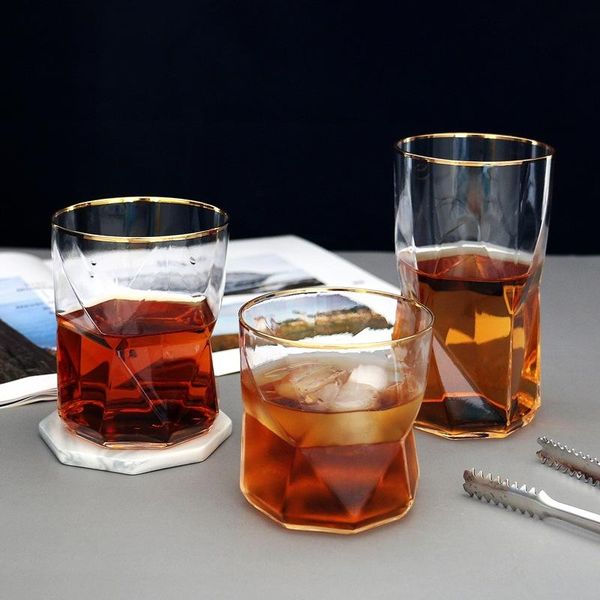 

nordic simple glass coffee tea milk cups household restaurant wine glasses