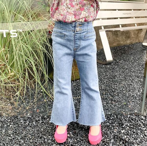 

arrival girls boys denim long pants spring fashion kids jean 1-6 years ye61 jeans, Blue