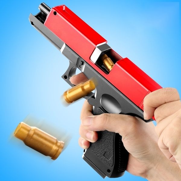 

454410 style party pistol g17 toys gun ejection handgun toy soft darts bullets airsoft boys outdoor sports fun shooting
