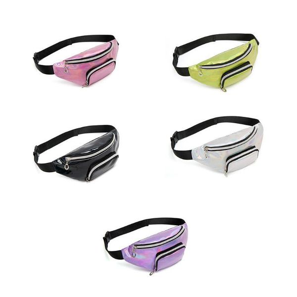 

waist bags fashion holographic fanny pack belt bag phone pouch travel hip bum shoulder purse for women girls k5da