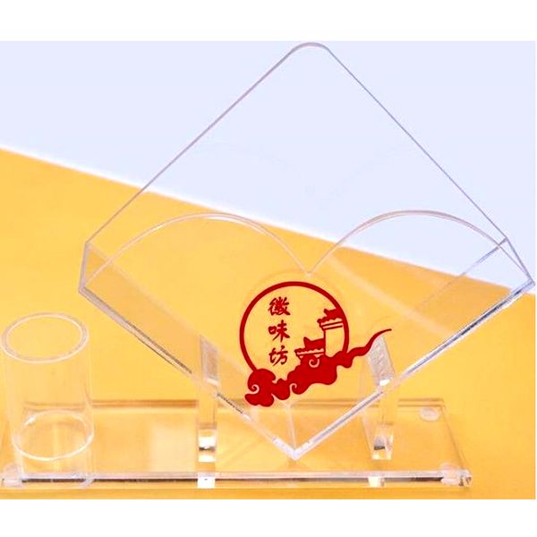 

high-grade transparent acrylic towel rack tissue box vertical napkin tray carton l paper holder