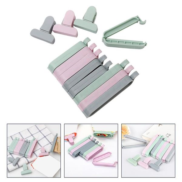 

bag clips 1 set 36pcs portable sealing kitchen ingredients (assorted color)
