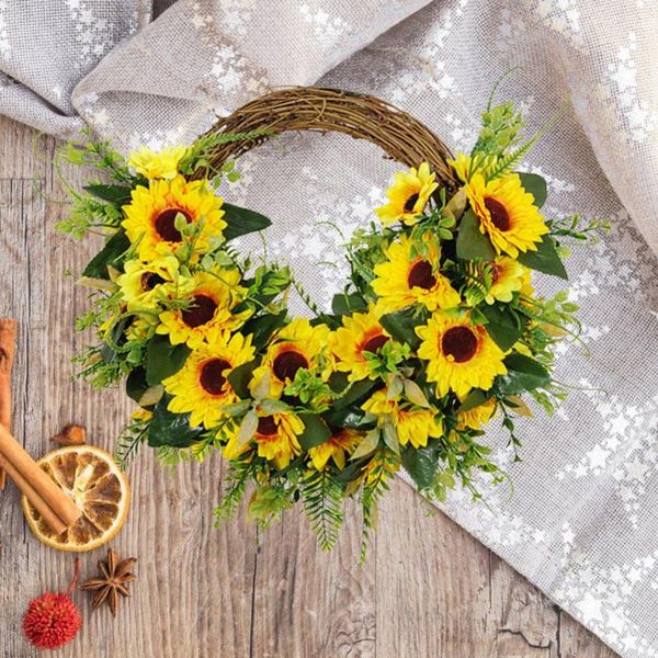 

decorative flowers & wreaths artificial rattan garland wedding home decoration hanging pendants wall door lintel window decor festive suppli