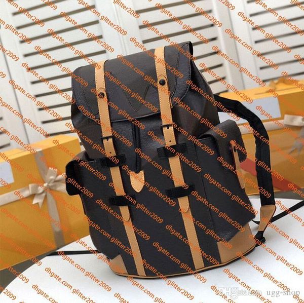 

genuine leather backpack leather embossing woman backpack travel bags women backpacks casual double shoulder sport bag m55461