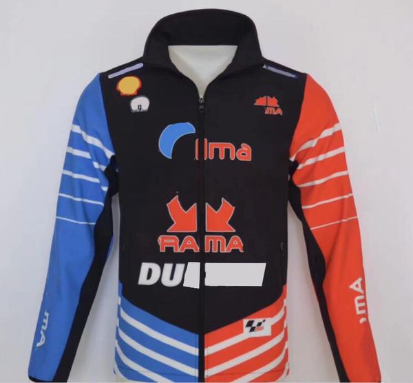 

2021 motorcycle riding windproof warm sweatshirt racing zip long sleeve jacket