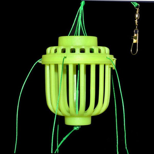 

plastic fluorescence hook cage fishing lure floating accessory edf88 hooks