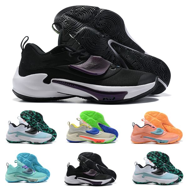 

zoom ga greek freak 3 vibrant an aqua men basketball shoes appears orange black sports shoe sneakers size us7-us12