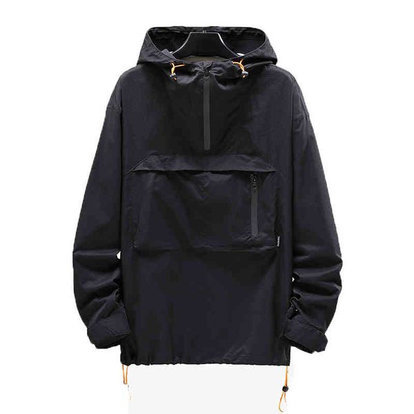

military tactical waterproof warm windbreaker clothing 2021 summer men camouflage et dropshipping, Black