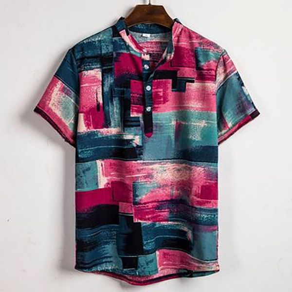 

men's casual shirts floral hawaiian shirt men 2021 summer short sleeve quick dry beach wear button down vacation clothing chemise homme, White;black