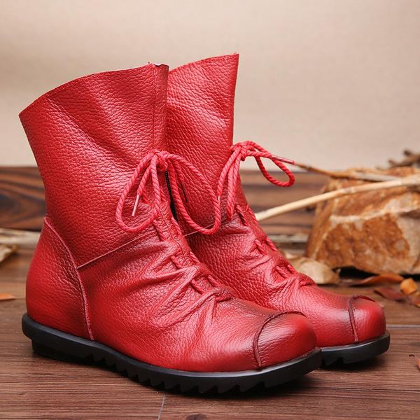 

boots warm with soft short genuine leather bottom woman, Black