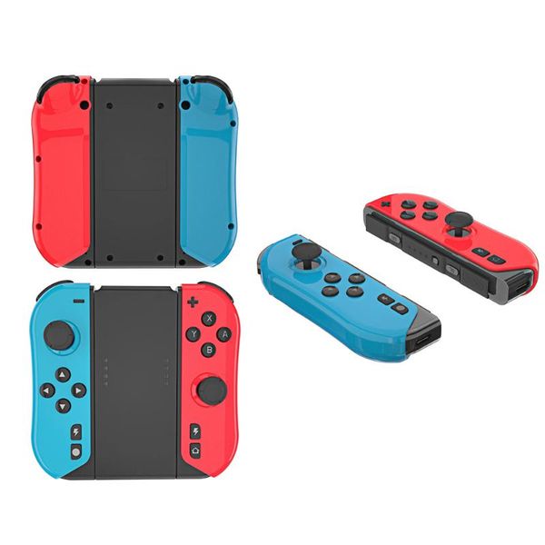 

wireless game controller for switch l/r bluetooth gamepad with dual turbo vibration replacement controllers & joysticks