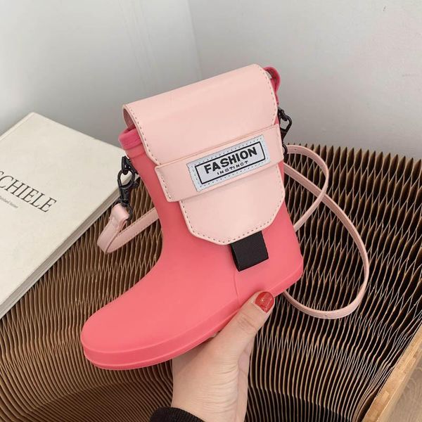 

cross body personalized rain boots small bag summer 2021 fashion niche design ins girls all-match single shoulder messenger