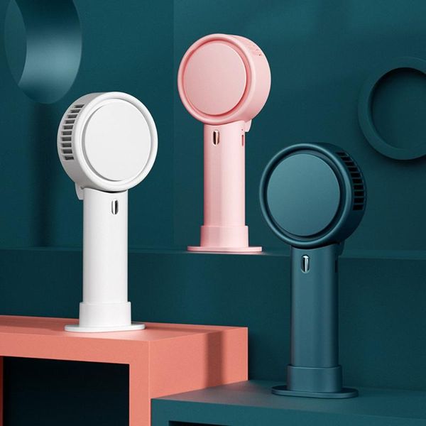 

electric fans handheld mini fan usb desk personal portable leafless table rechargeable cooling for travel office household