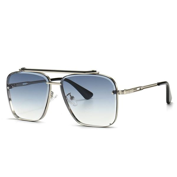 

sunglasses 2021 modern retro square ins wind street shooting uv400, White;black