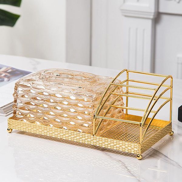 

tissue boxes & napkins multifunction large luxury organizer gold ecoco box cover home office storage almacenaje toilet roll holder