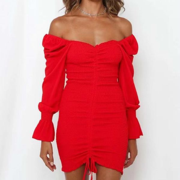 

summer new women solid sashes shirt dress beach ladies slim short boho mini dress girls high waist clothing for girls 210413, Black;gray