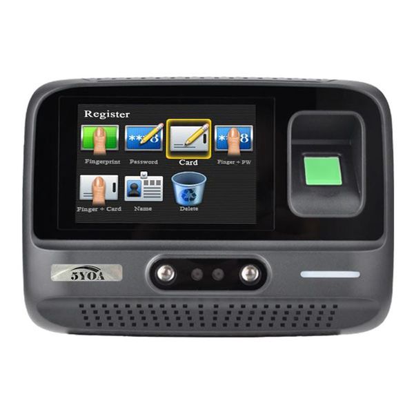 

time attendance management system face fingerprint password biometric device facial recognition wifi access control