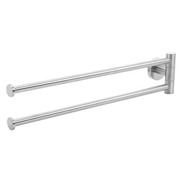 

hangers & racks useful towel rack bathroom hanger set metal bath holder (silver)