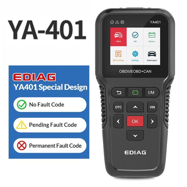 

code readers & scan tools ediag ya401 scanner tool support update full ya-401 obd2 functions battery check pk kw850 cr3008 auto
