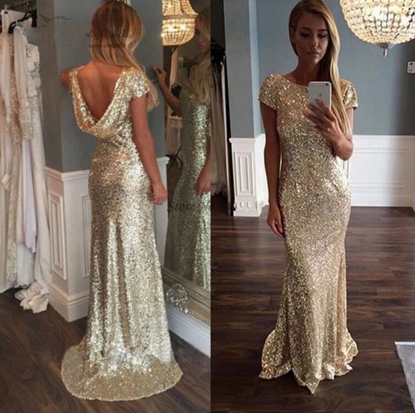 

evening dresses es long gold sequin gowns backless african mermaid prom formal vestido formatura, Black;red