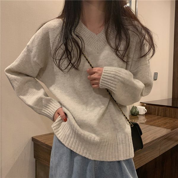 

women's sweaters knitted and crocheted sweater, large warm sweater for women, autumn winter u4pf, White;black