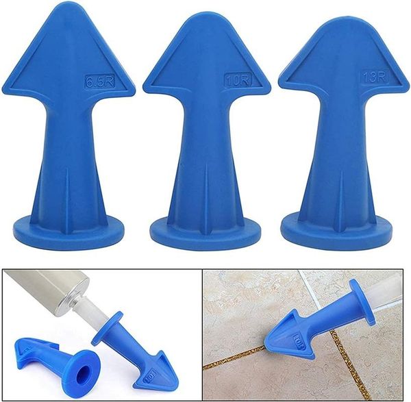 

professional hand tool sets 3pcs caulk nozzle applicator,silicone caulking sealant nozzle,silicone finishing remove residual glue squeegee