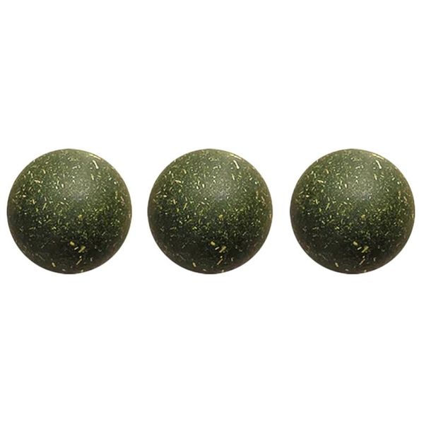 

3pcs natural catnip cat mint balls edible chasing hair cleaning toys