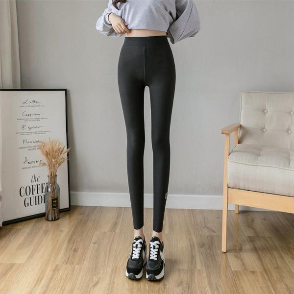

warm leggings for women butterfly print winter velvet wool plus cashmere pants trousers leather yoga outfits, White;red