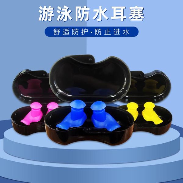 

nose clip waterproof swimming ear plugs bathroom men swim plug reusable for noise sport oordopjes watersport equipment bi50ne