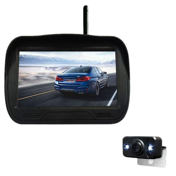 

4.3 inch car wireless monitor display lcd screen with waterproof night vision rearview reverse backup camera wx4300d rear view cameras& park