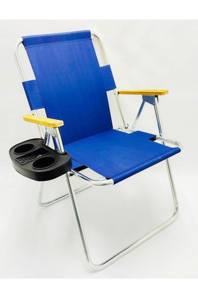

camp furniture folding wooden armrest camping beach garden chair-with apparatus