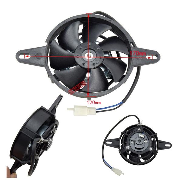 

oil cooler water electric radiator cooling fan for 200 250 cc chinese atv motorcycle modification engine assembly
